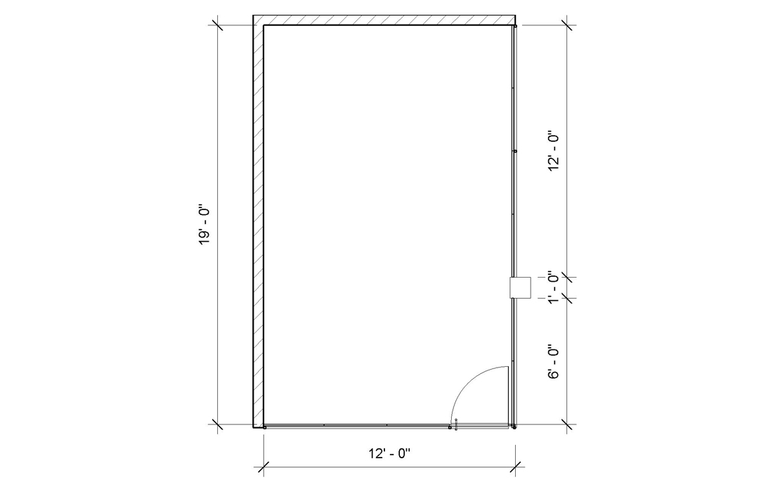 Conference room glass wall drawing