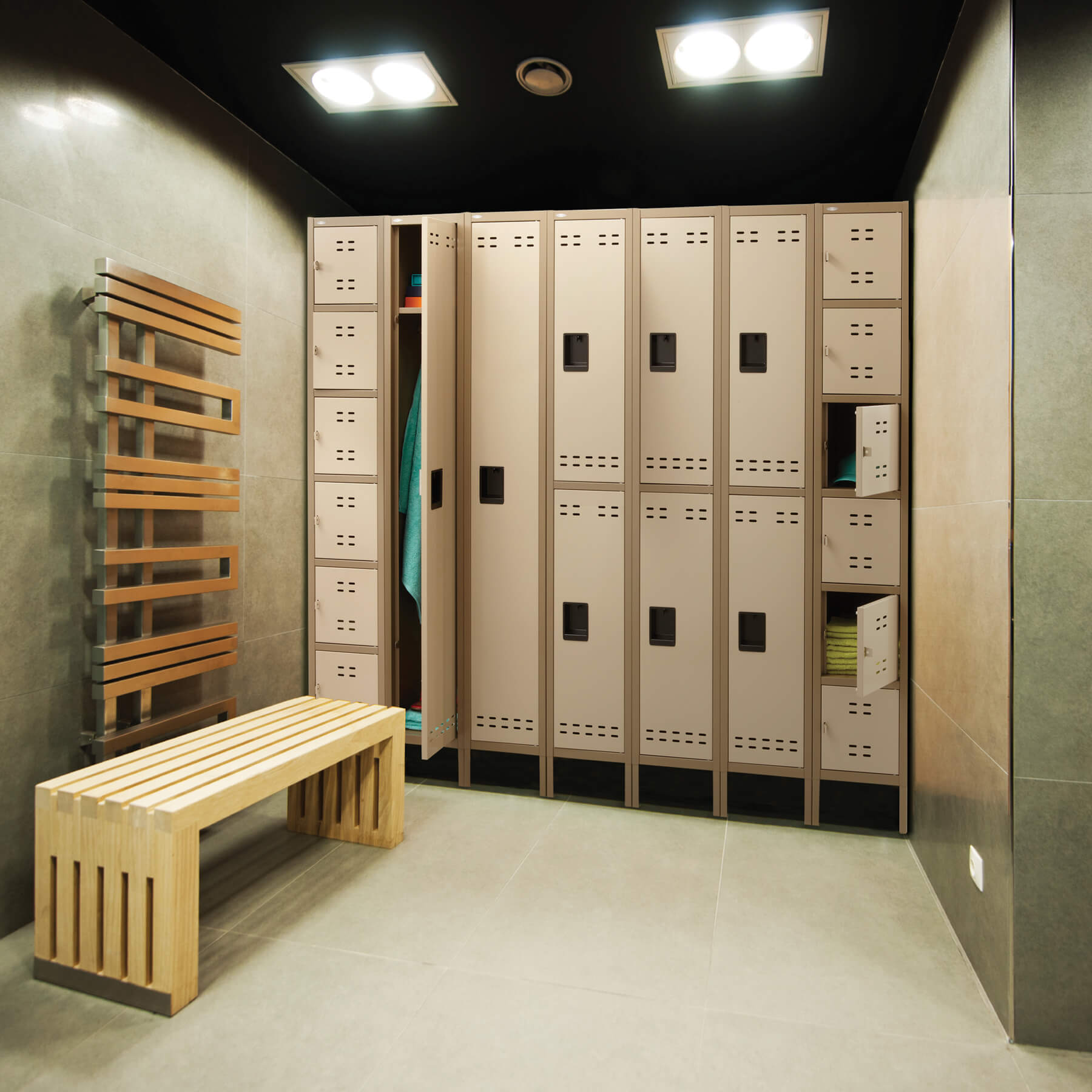 Locker cabinet environmental