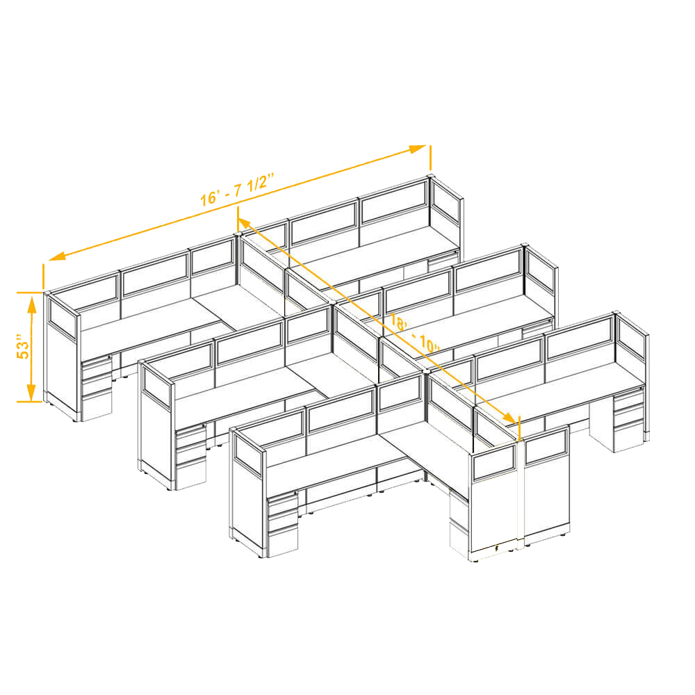 Modular furniture CUB 6 53 68 G PSO