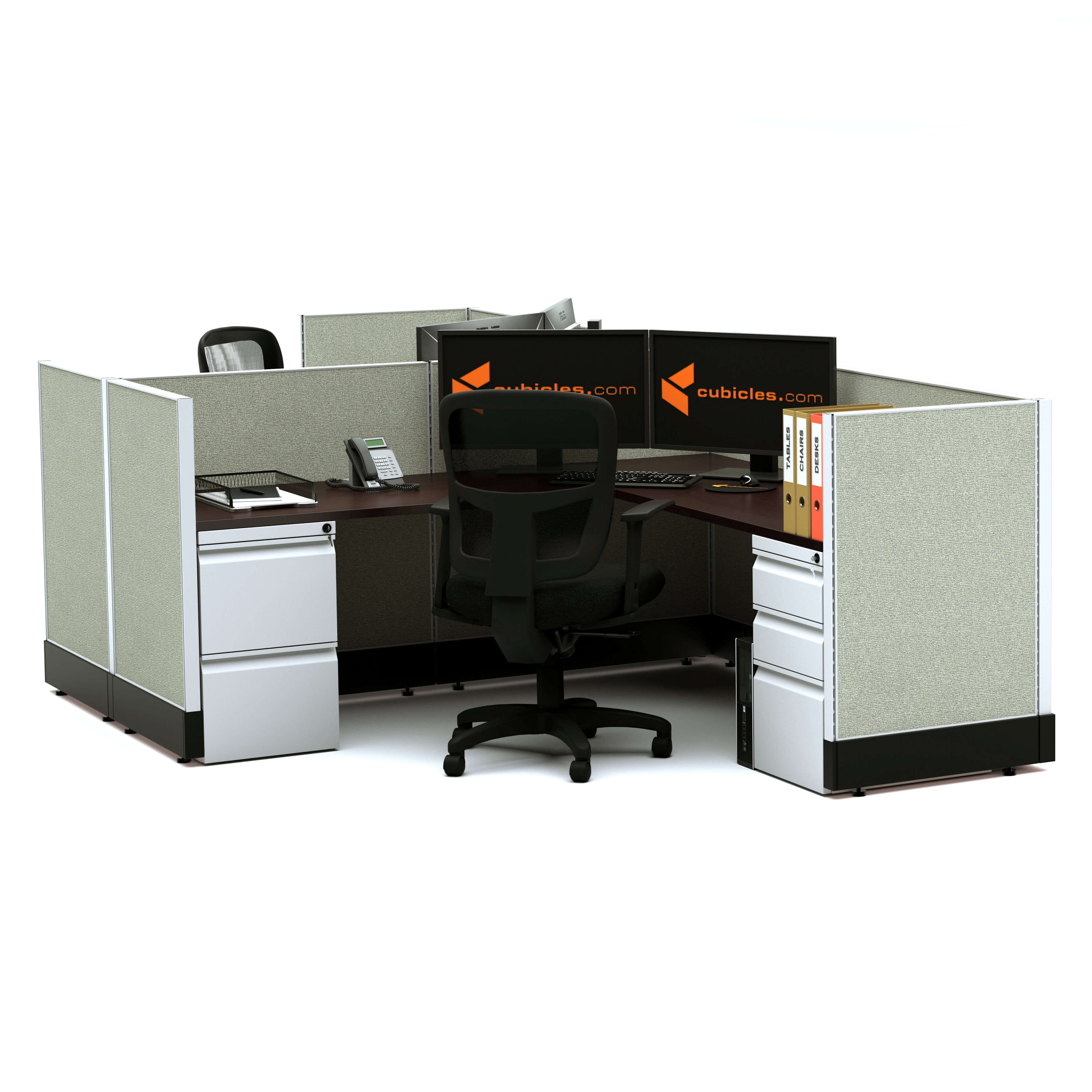 Modular office furniture system furniture 39 2pack clustered powered