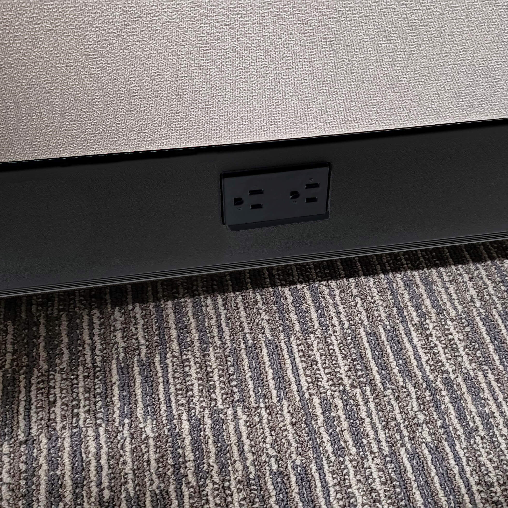 Office benching desks power panel