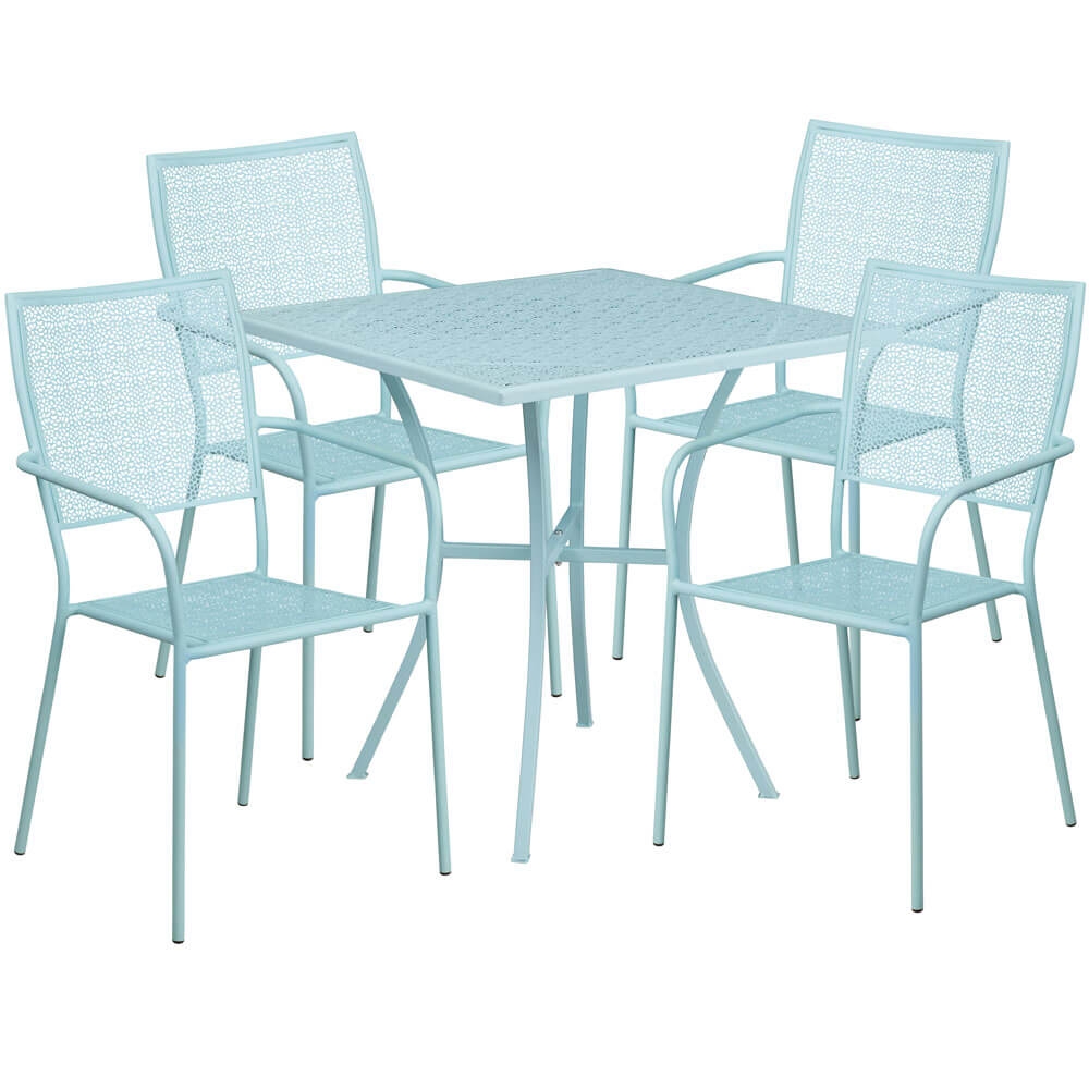 Restaurant tables and chairs 28inch outdoor bistro tab