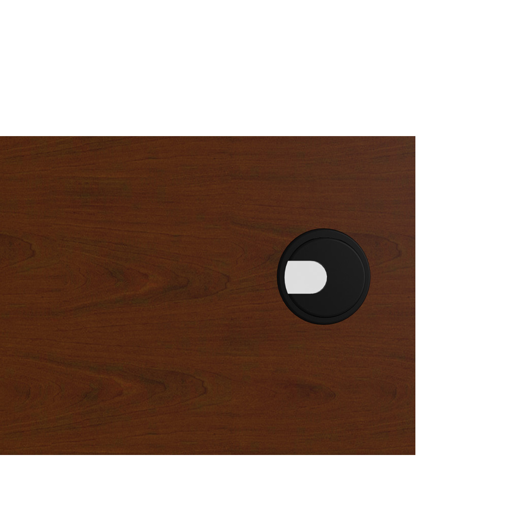 Solid wood office furniture grommet