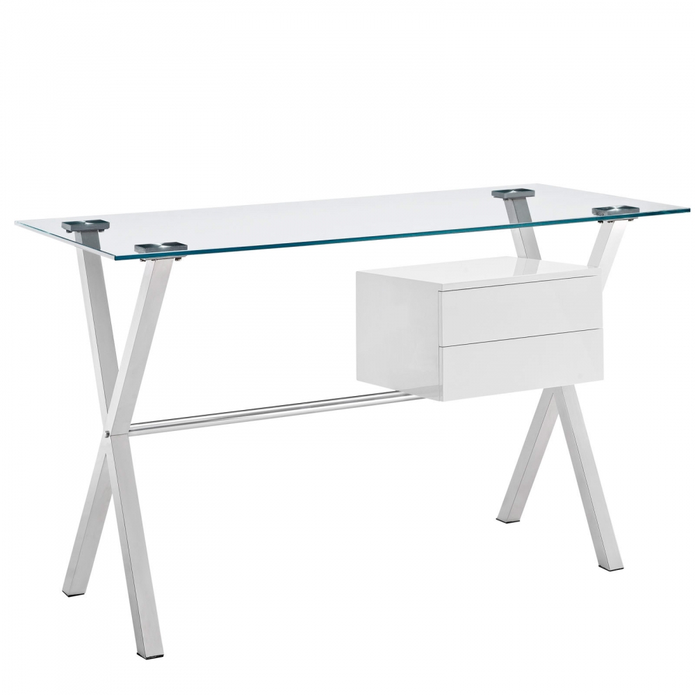 Space saving desk cub eei 1181 whi mod