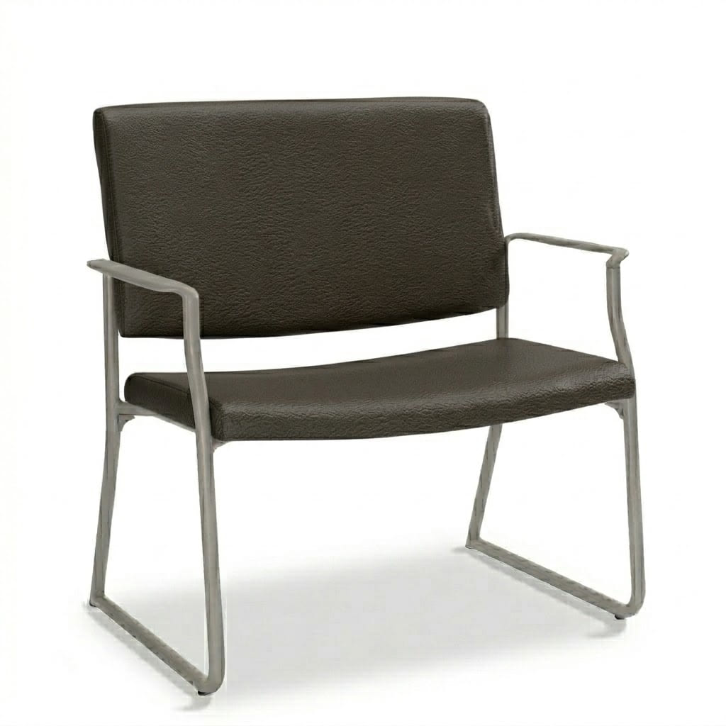 Bariatric sled base legs espresso