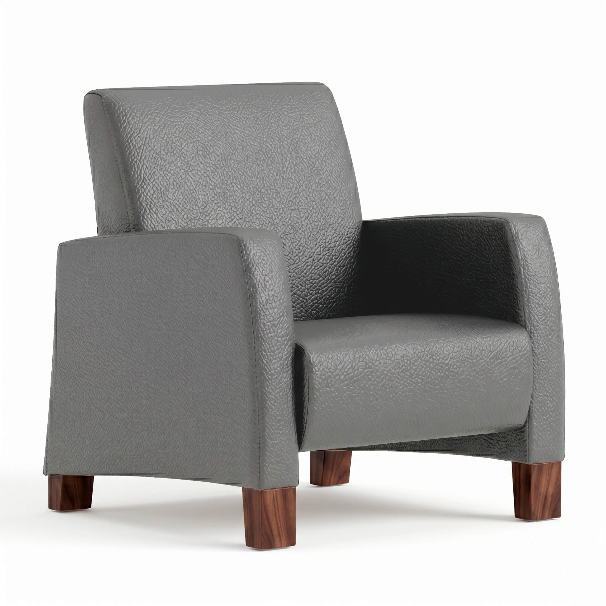 Curaform upholstered arms cool gray