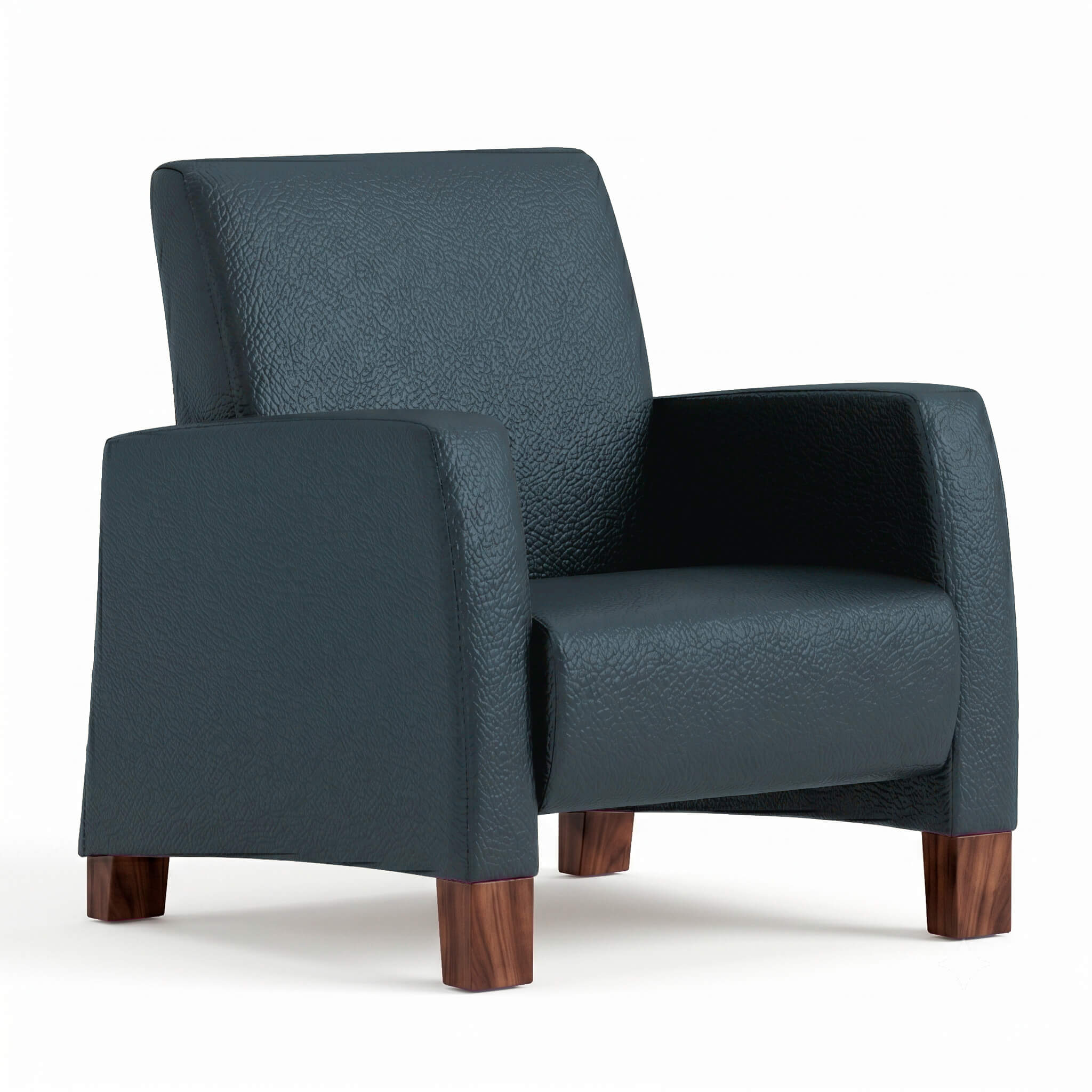 Curaform upholstered arms navy