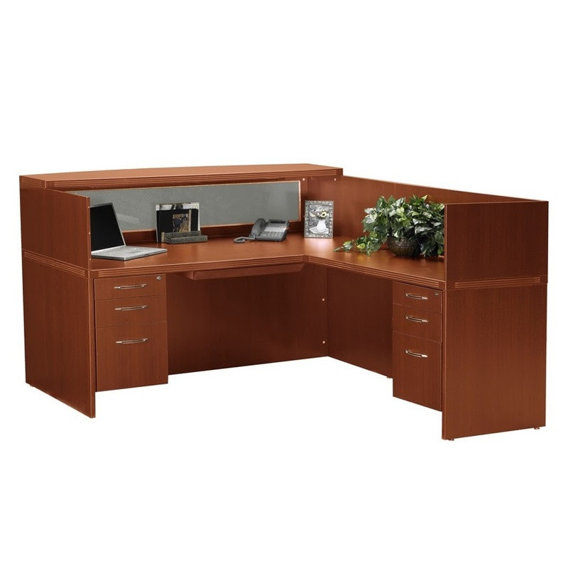 L shaped reception desk CUB AT36 CHER MAY