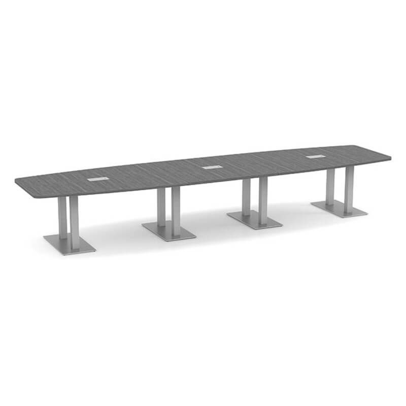 Nexus boat shape metal base newport gray 4