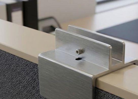 U channel bracket for cubicle height extender PAT24H