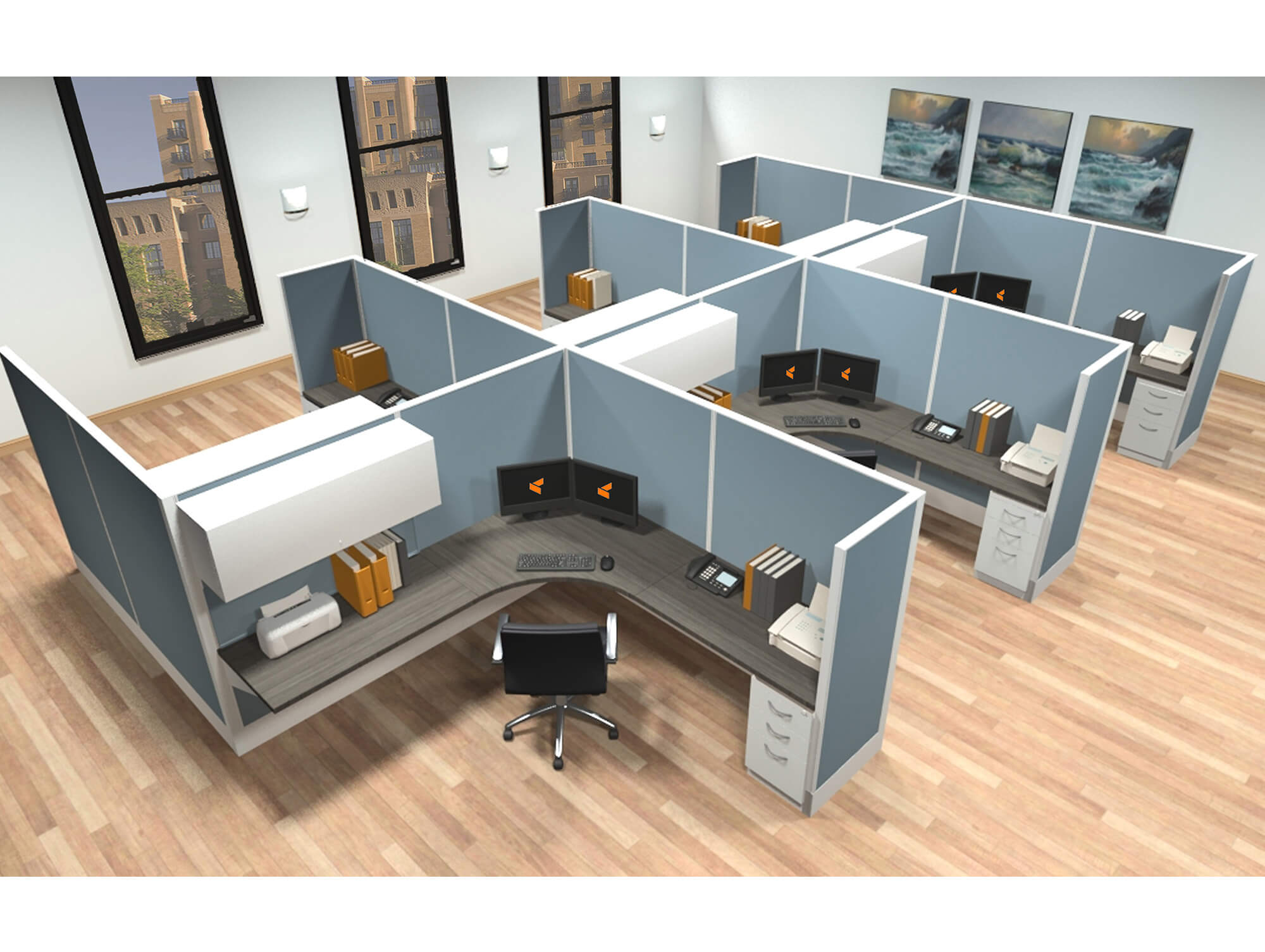 Ais divi cubicles 8x8x66 2