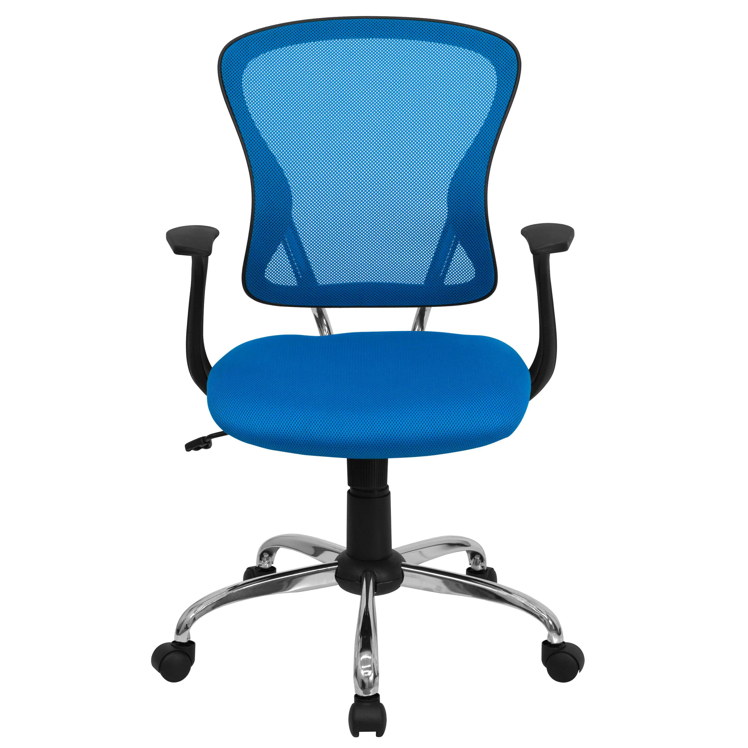 Colorful desk chairs CUB H 8369F BL GG FLA