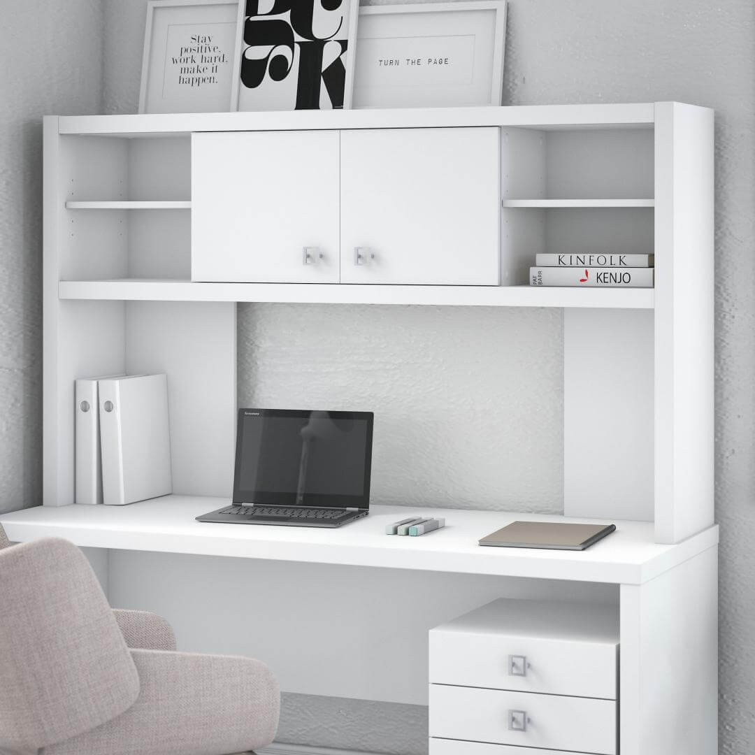 Optano desk hutch bookcase lifestyle