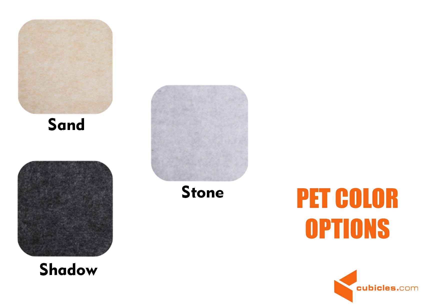 Desk dividers PET color options 12H