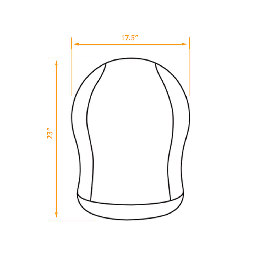 Ergonomic ball chair dimensions