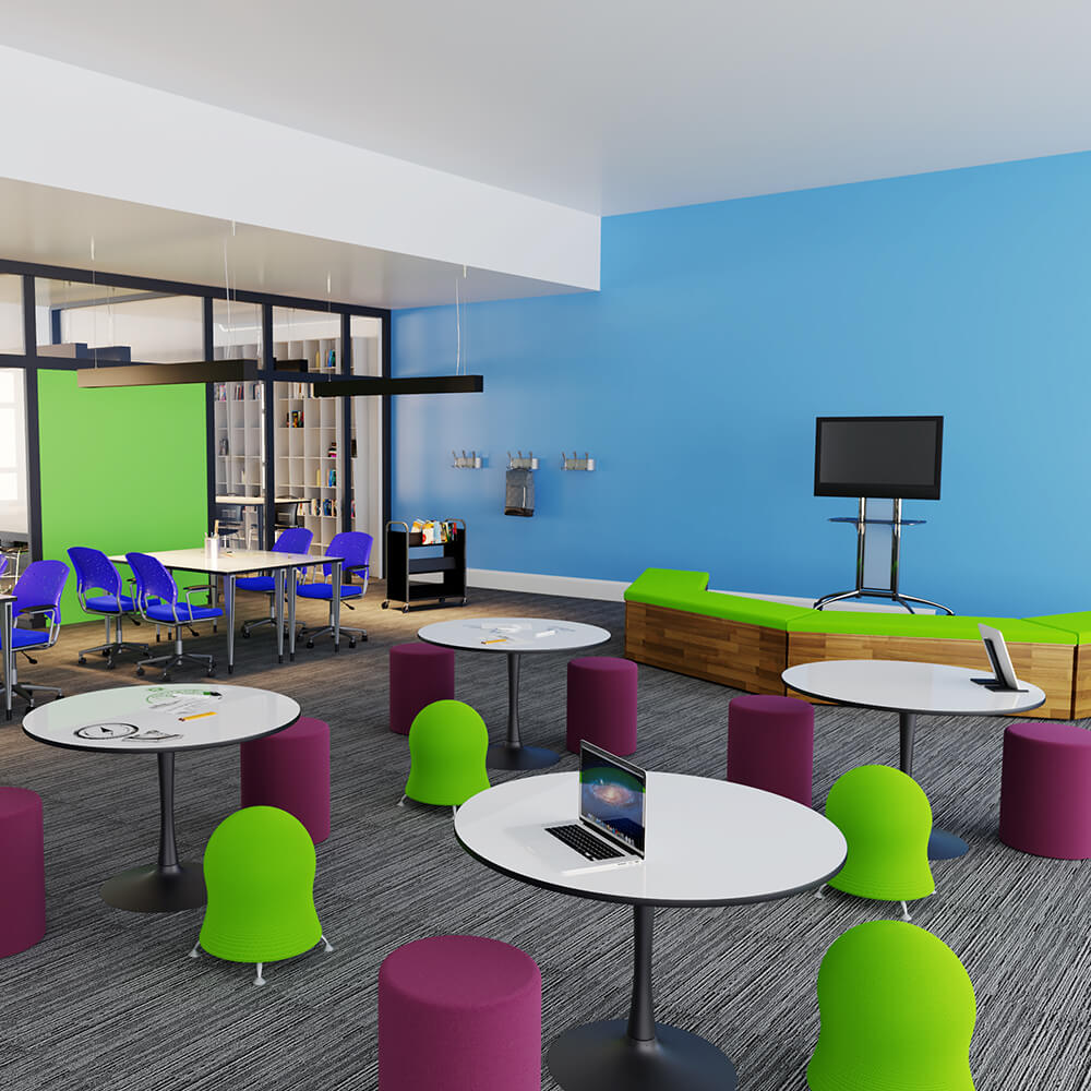 Ergonomic ball office chair lifestyle 04