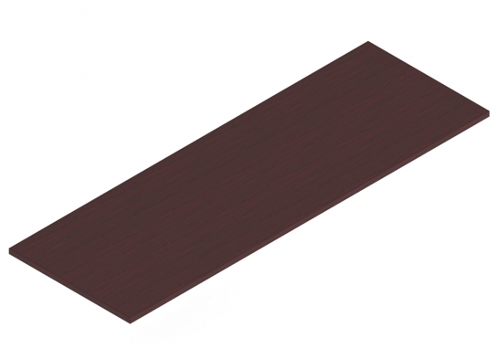 Flip top training table laminate 71x24 american mahogany