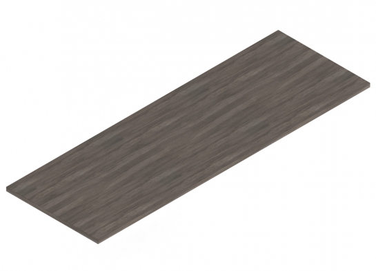 Flip top training table laminate 71x24 artisan gray