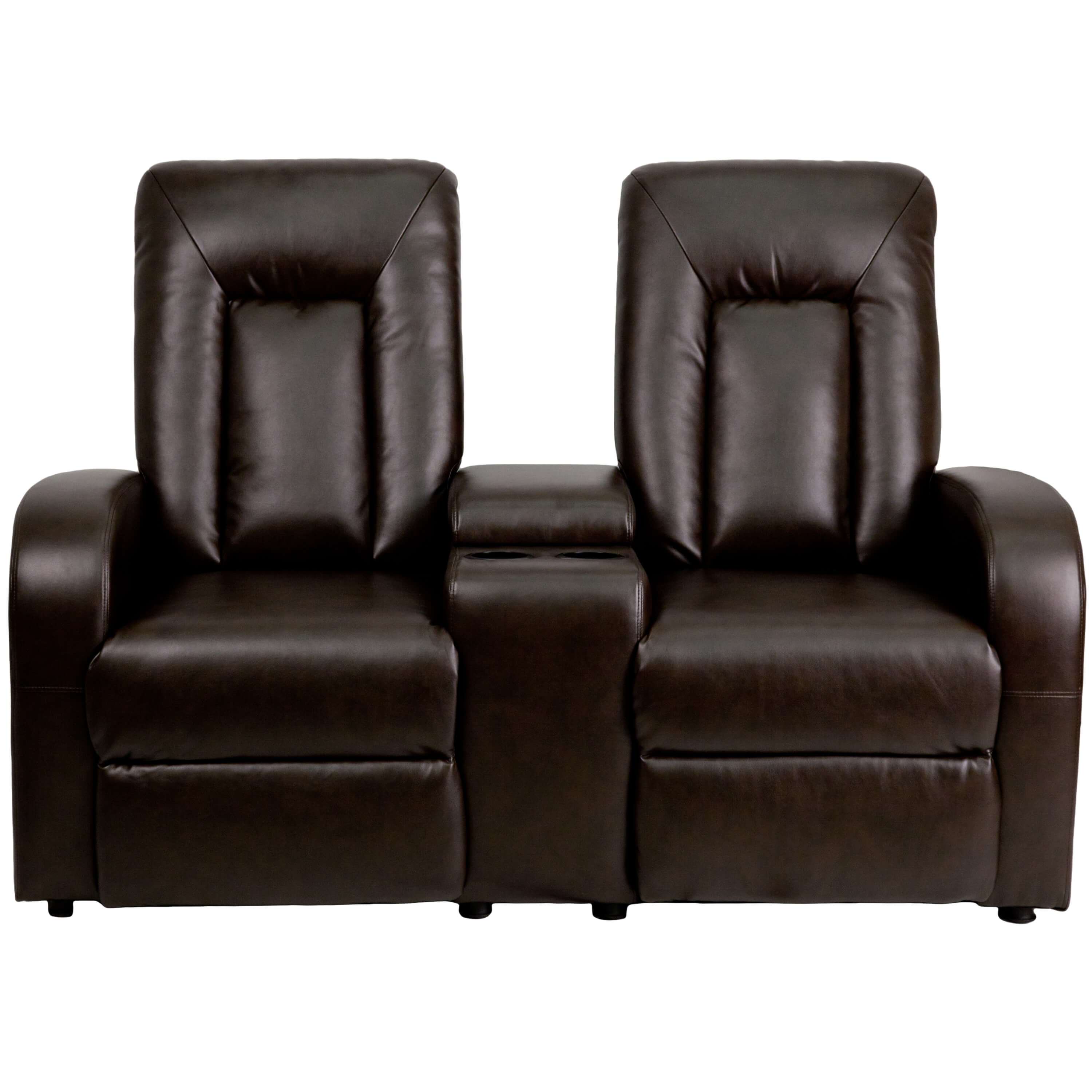 Home theater recliners CUB BT 70259 2 P BRN GG FLA