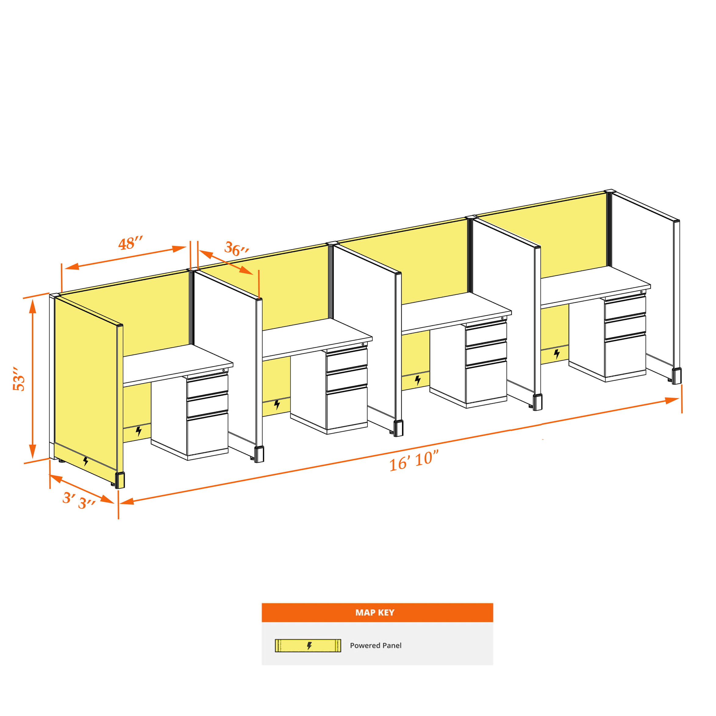 Hotelling station 53HP 34 4PI 1