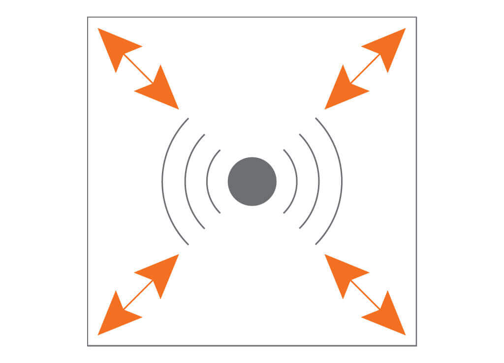 Hush acoustic tile 30x30 medium 2 Hush acoustic tile 30x30 medium 2