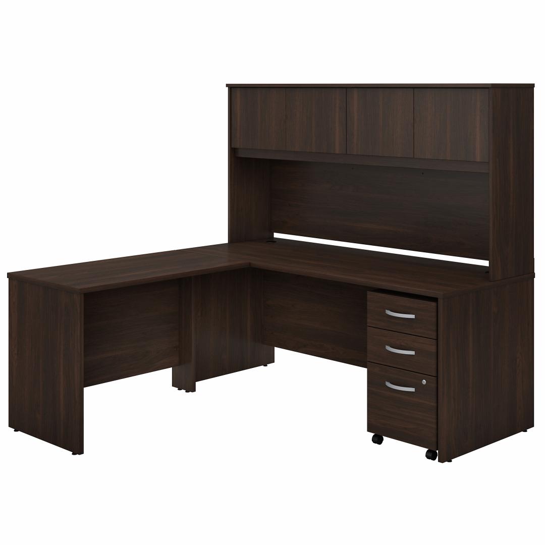 L desk with hutch CUB STC006BWSU FBB