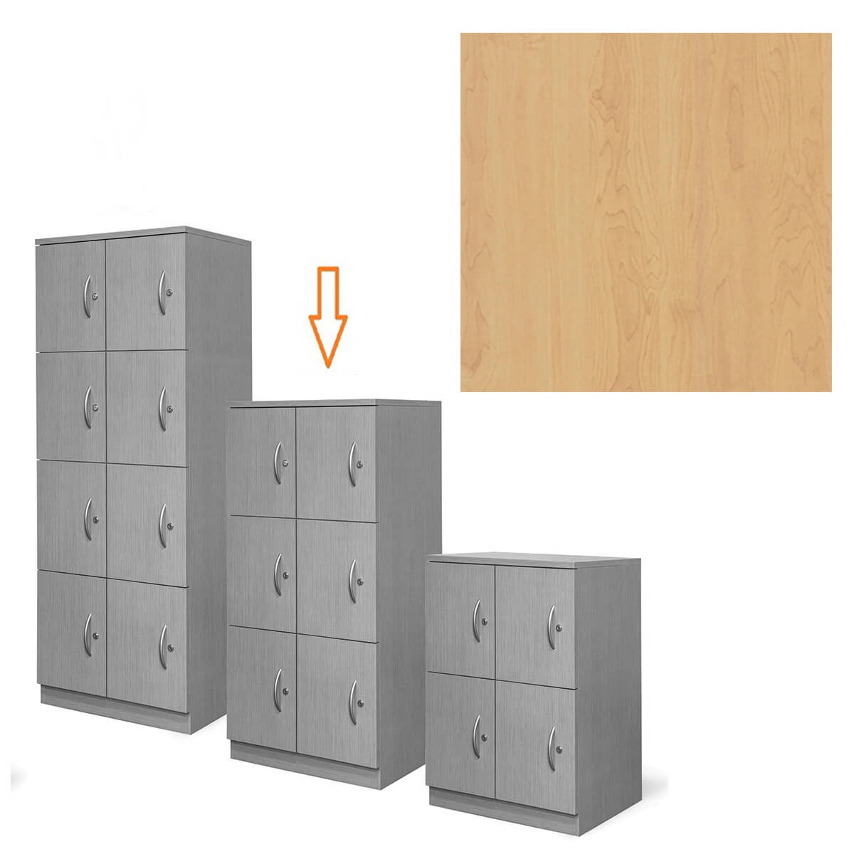 Laminate lockers CUB WLU8HT1 UMS TFL KMKM ORG 1 2