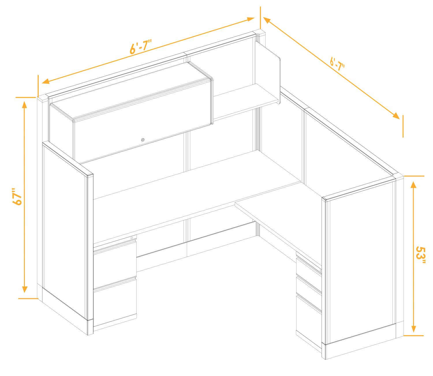 Office workstations CUB 1 53 67 66 PSO2