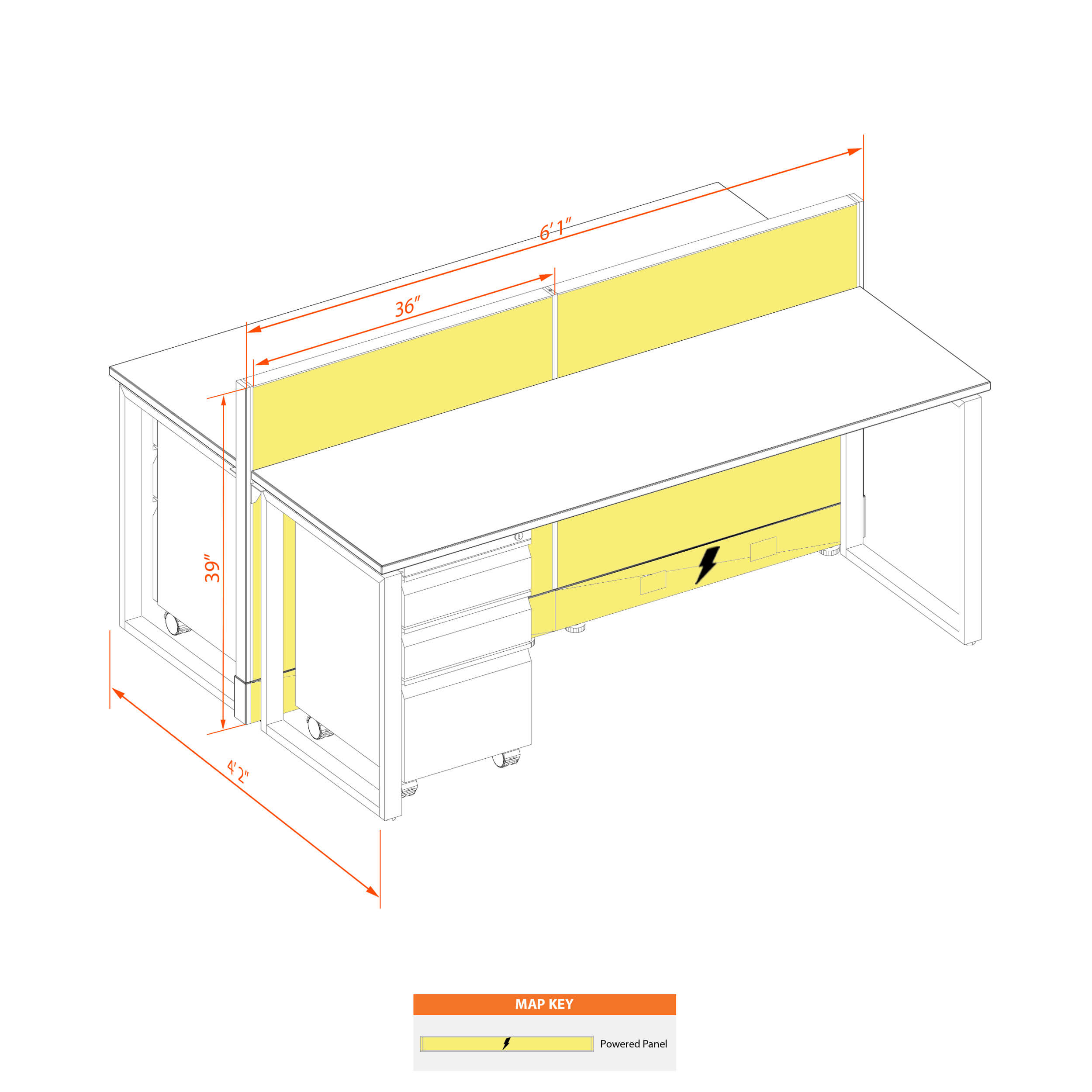 Office benching systems 62 2c39p