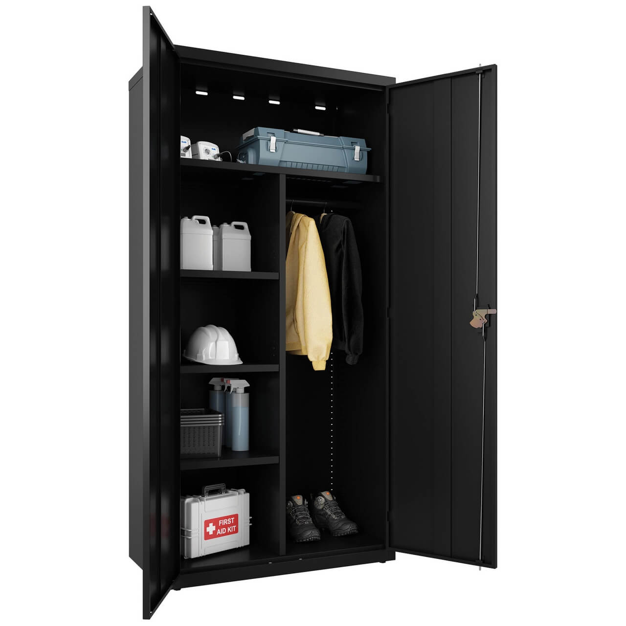 Office wardrobe CUB OSWD3672BK EOC