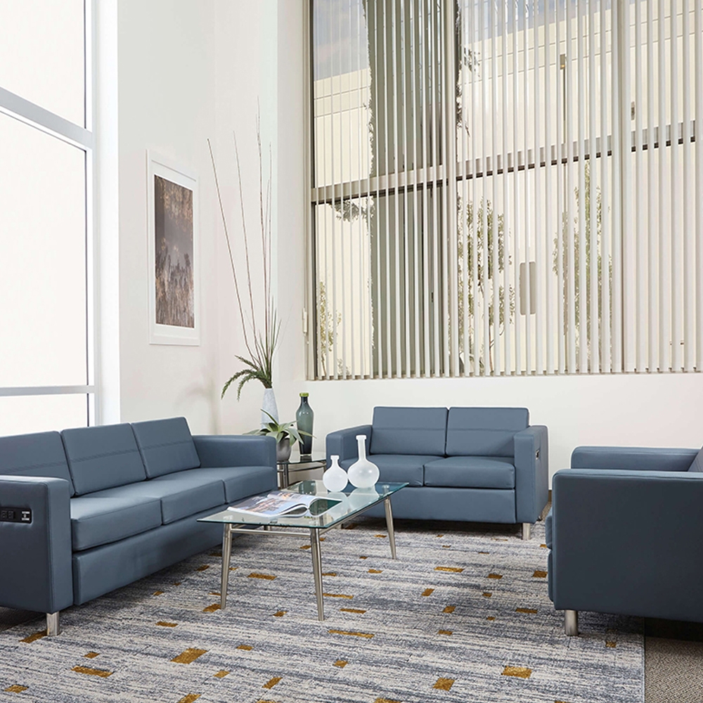 Office furniture loveseat environment