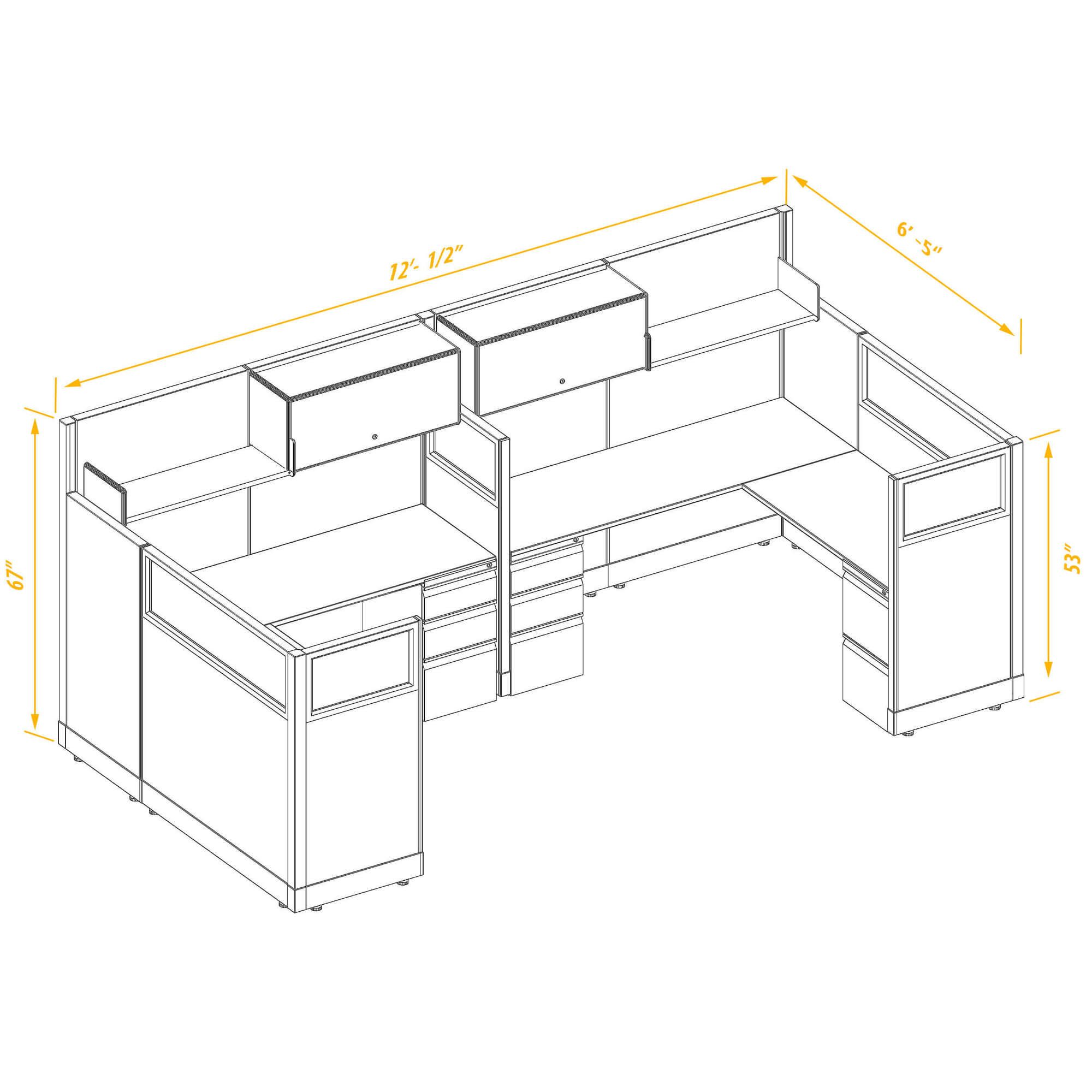 Office workstations CUB 2 53 67 66 BP G PSO