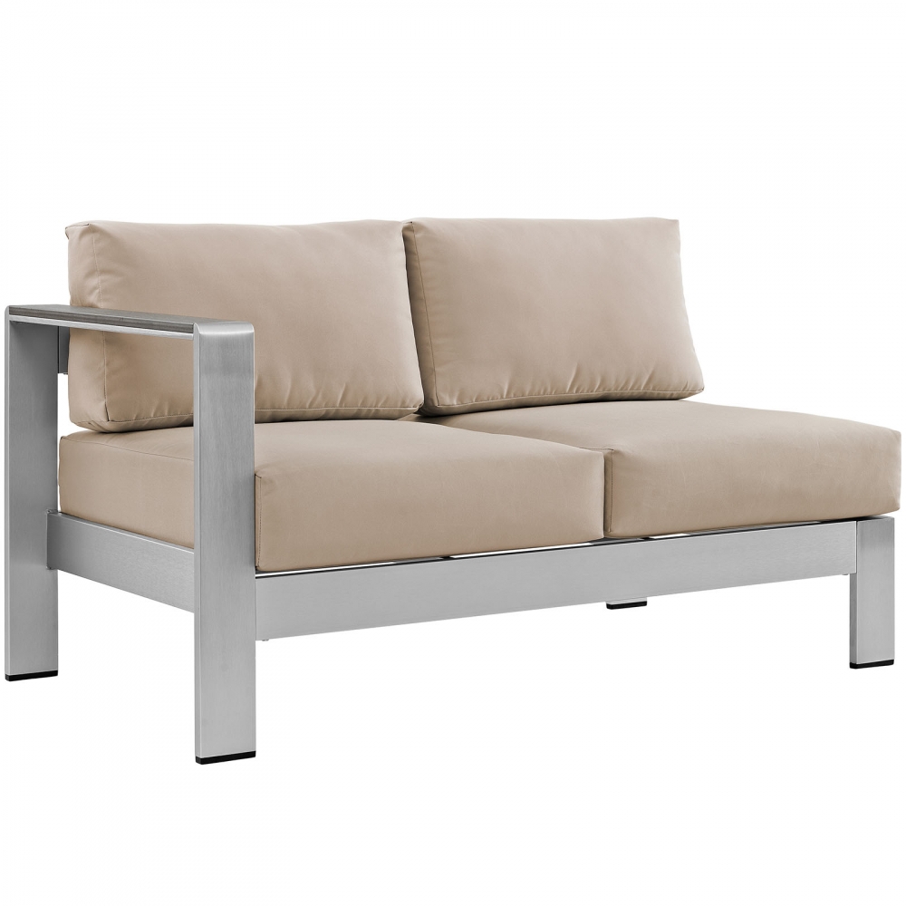 Outdoor lounge furniture CUB EEI 2265 SLV BEI MOD