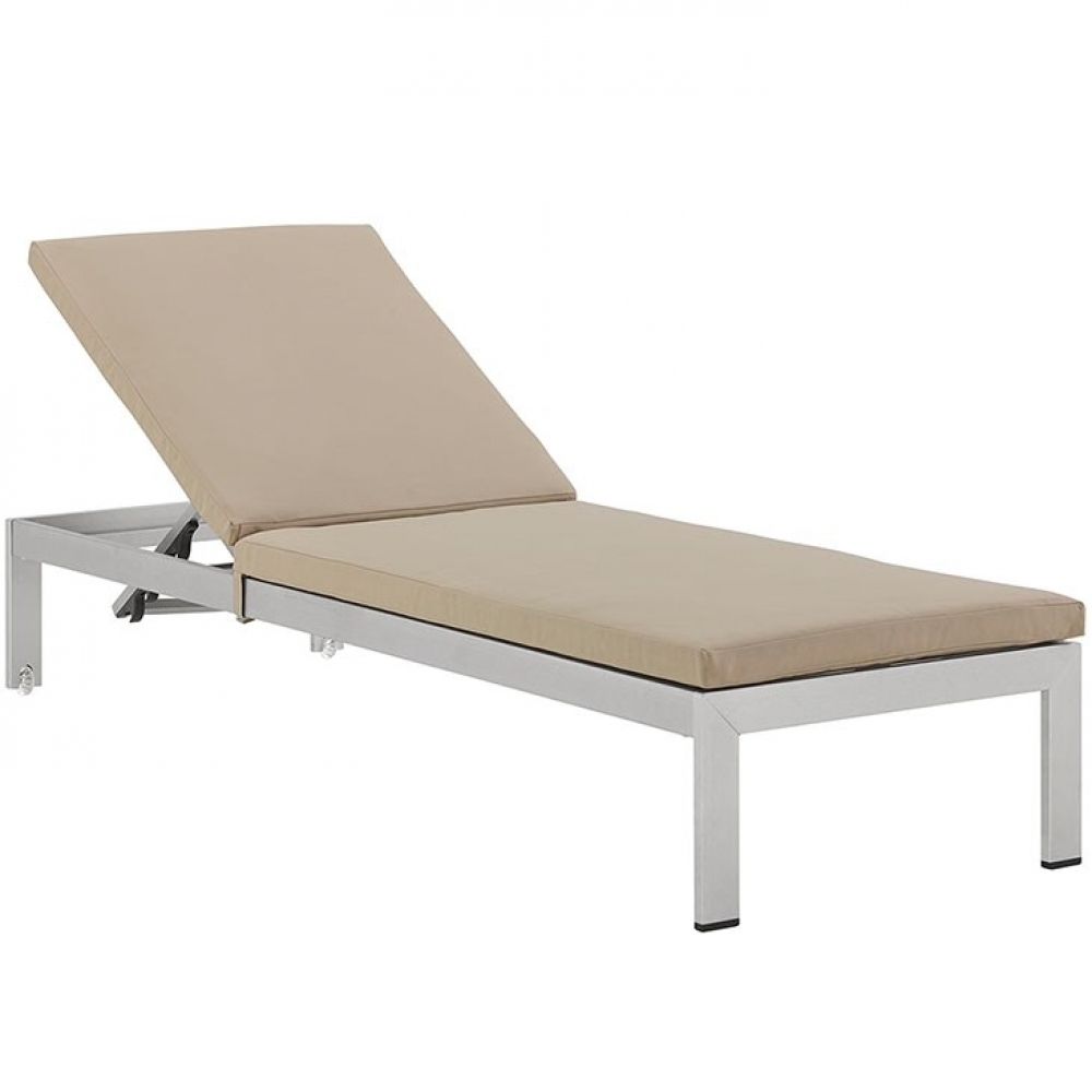 Outdoor lounge furniture CUB EEI 2660 SLV BEI MOD