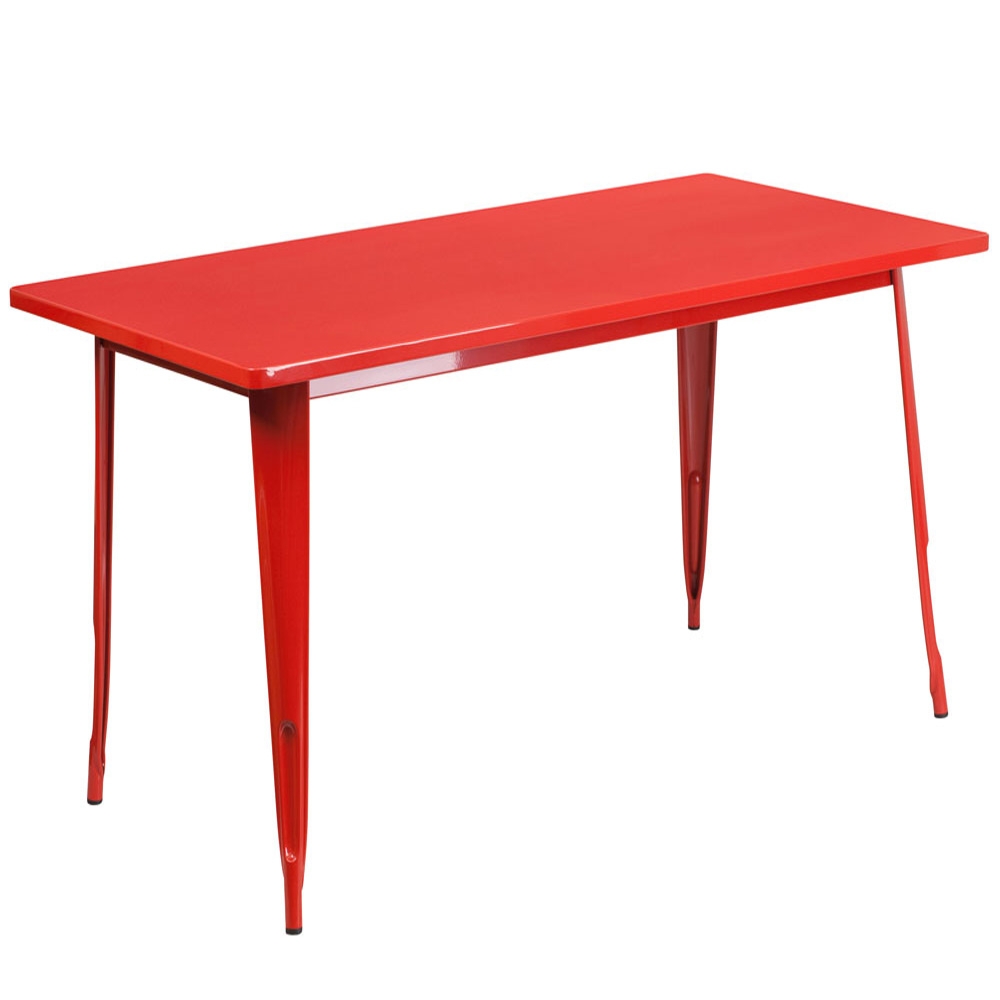 Restaurant tables CUB ET CT005 RED GG FLA