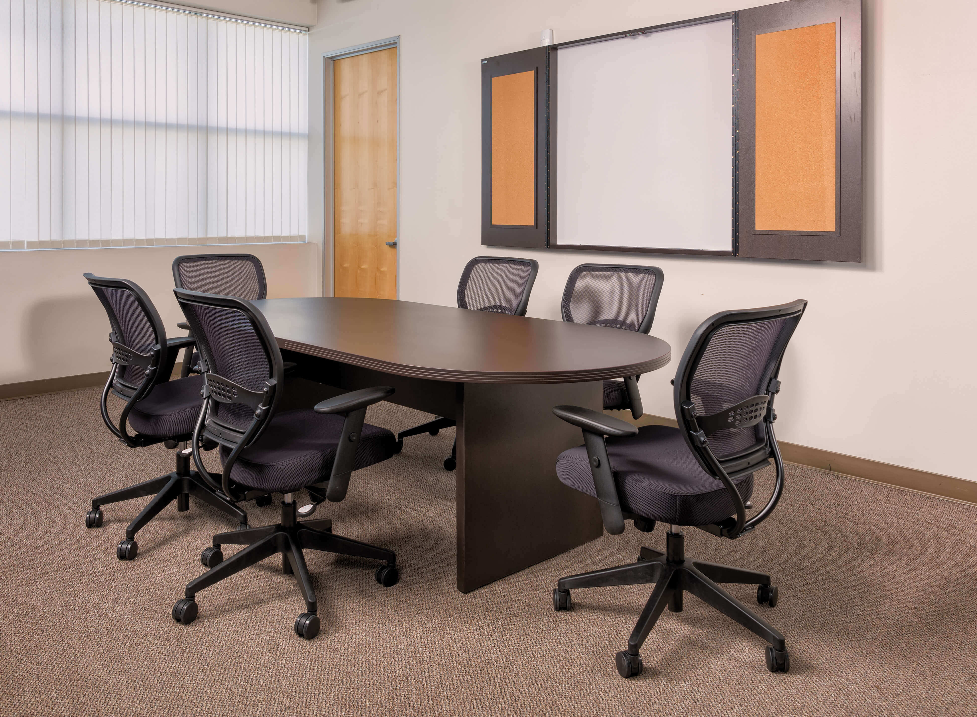 Conference room tables meeting tables contemporary conference table espresso space view 2 1