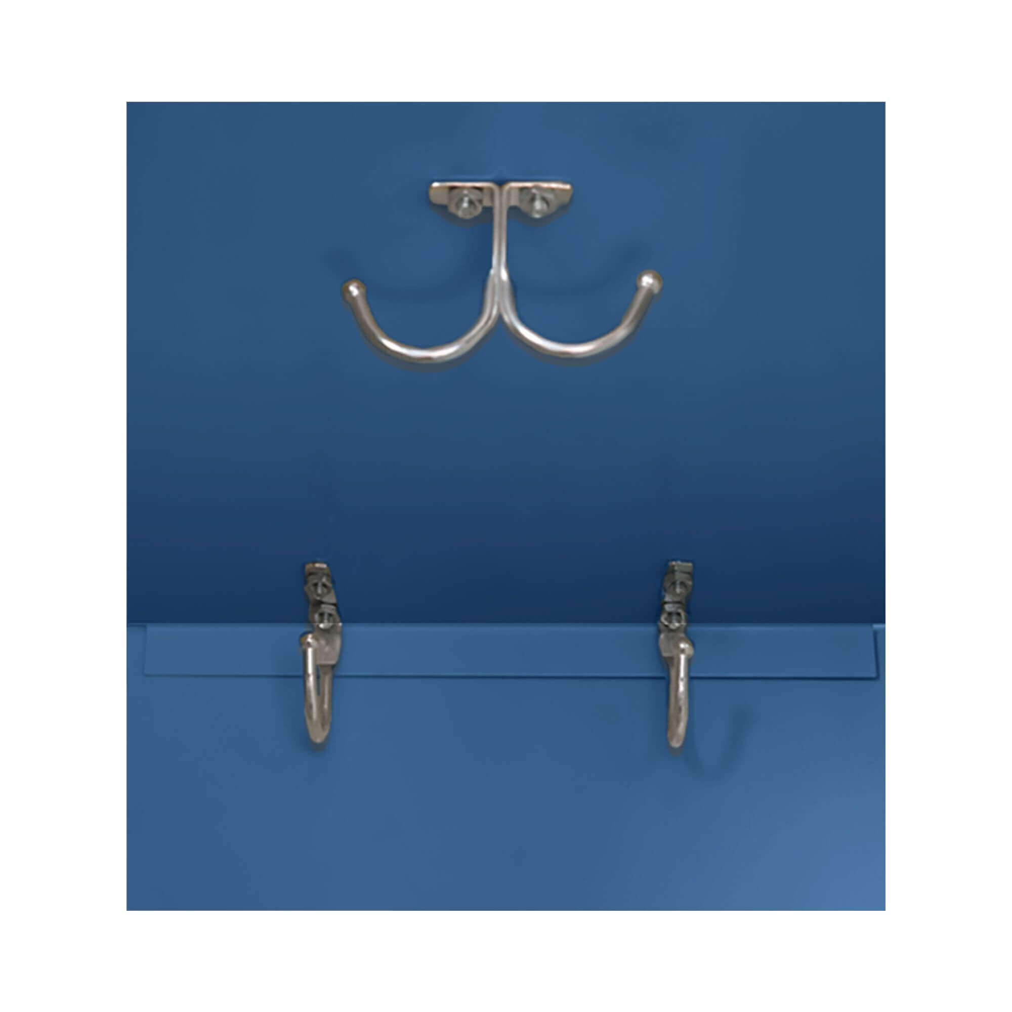 Employee lockers metal lockers patriot series wardrobe lockers 3w 1t marine blue lockers hooks