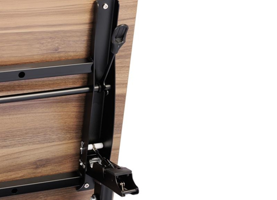 Training table with t leg 5x2 walnut black 13