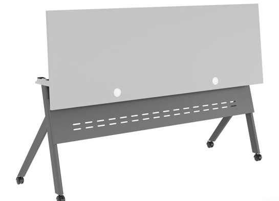 Training table with x leg 6x2 gray gray 7
