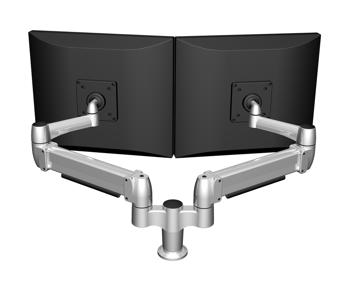 2x4 Small Cubicles - Monitor arms let you adjust the angle, depth and height of your monitors, giving you an eye-level ergonomic connection to your work. Choose from a variety of models for 1-4 screens, seated and standing applications.